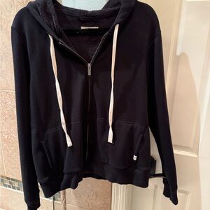 UGG Black Fleece Hoodie Zip